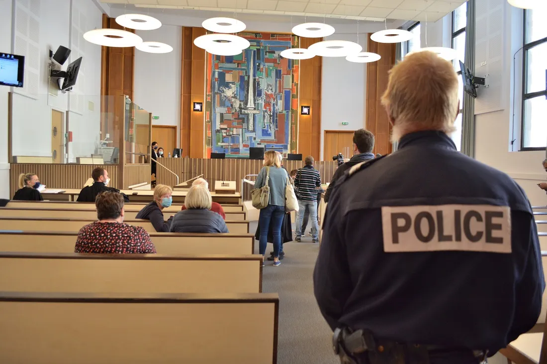 Audience au tribunal de Brest 